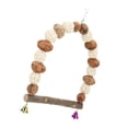 thumbnail image 4 of Bird Chewing Swing, Parrots Swing Toy Pecans Safe With Bells For Cockatiel For Lovebird S, 4 of 8