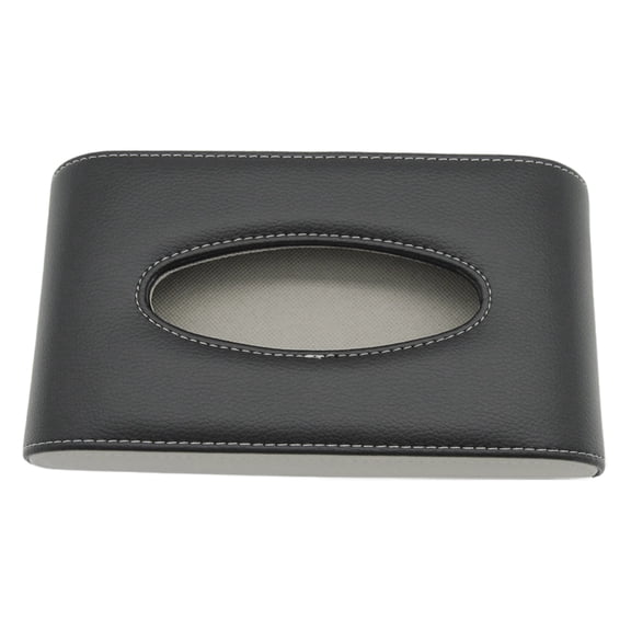 Luxshiny Car Napkin Holder Tissue Storage PU Sleek Modern Look Vehicle Accessories 1Pcs