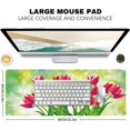 thumbnail image 2 of Tulip Flowers Gaming Mouse Pad Large Mouse Mat XL Desk Mat Extended Mouse Mat Non-Slip Laptop Computer Keyboard Mouse Pad for Office & Home 31.5x11.8 Inch, 2 of 6