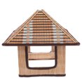 thumbnail image 1 of BEADCEST Abat-Jour en Bambou Forme Maison Style Rustique 1Pcs, 1 of 6