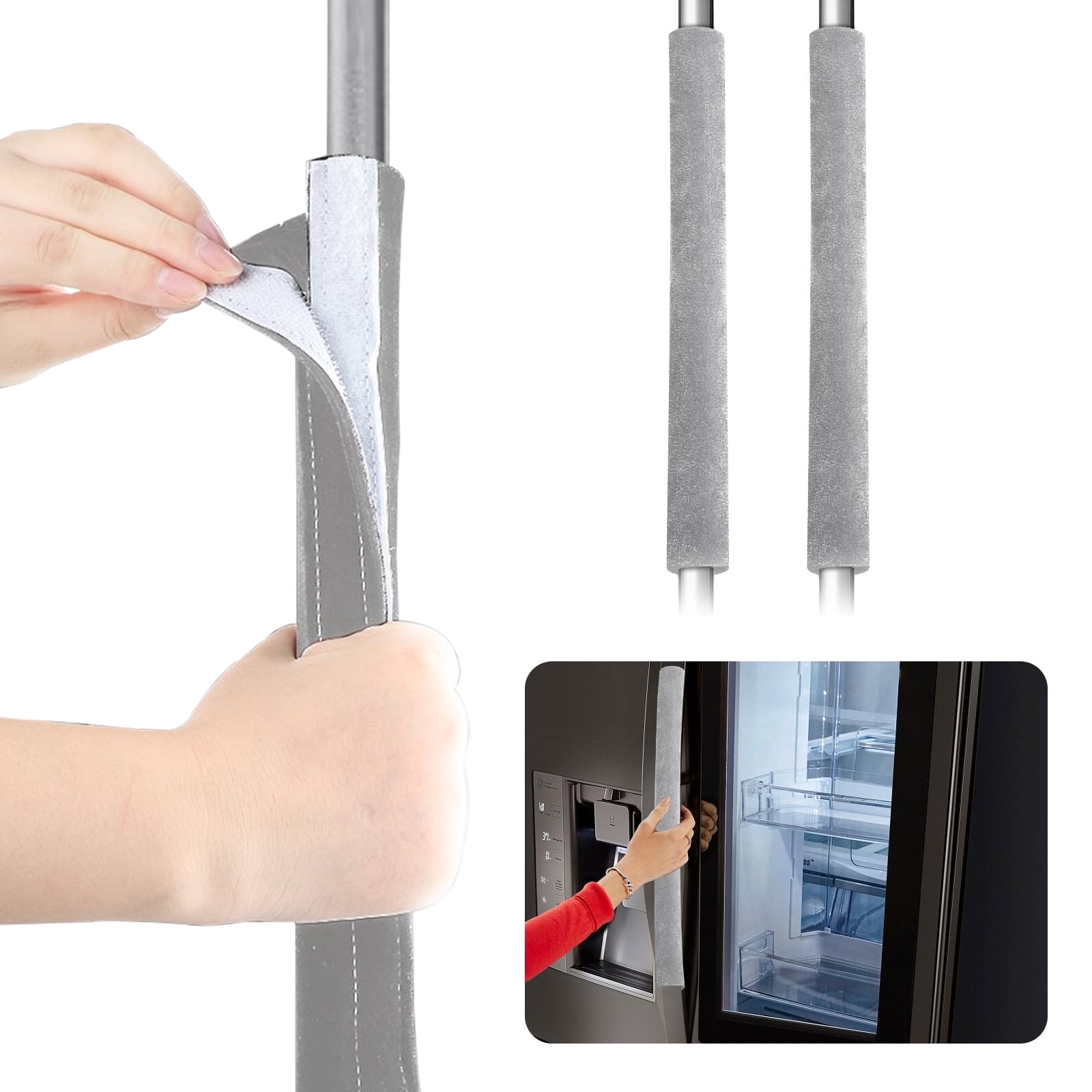 2pcs Refrigerator Door Handle Covers, TSV Kitchen Appliance Handle