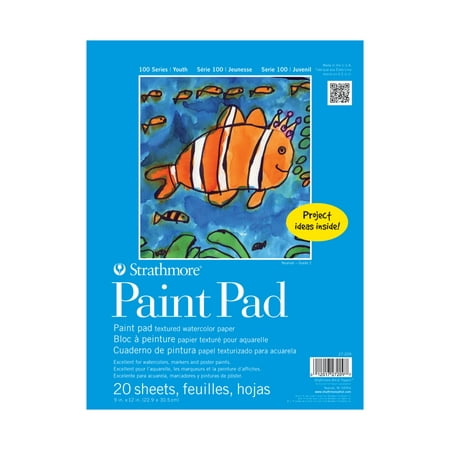 Strathmore 100 Series Paint Pad, Kids Watercolor Paper Artist Pad, 9