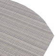 thumbnail image 3 of Mantel individual semicírculo Posavasos de Alfombril de cuenco Resistente al calor No se decolora, no mancha, no se enmohece, rápidamen Raya gris Macarena  Tabla de semicírculo Mantel individual, 3 of 8