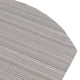 thumbnail image 3 of Mantel individual semicircular Baoblaze Posavasos de alfombrilla para cuenco Raya gris Tabla de semicírculo Mantel individual, 3 of 8