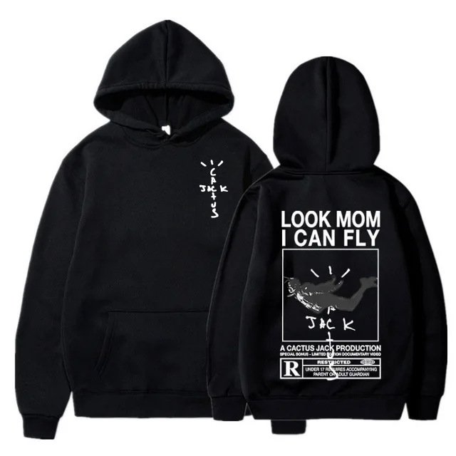 Rapper Cactus Jack Music Album Hoodies Men Women Fashion Hig