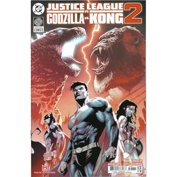 Justice League Vs. Godzilla Vs. Kong 2 #1A VF ; DC Comic Book