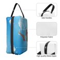 thumbnail image 3 of Goofa Elephant Giraffe Printed Toiletry Bag with Handle,Large Capacity Travel Makeup Cosmetic Bag for Women, Carry on Airport Airline Compliant Bag, 3 of 9