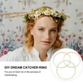 thumbnail image 4 of 12pcs 15cm Dream Catcher DIY Rings Round Bamboo Frame Craft Making Materials, 4 of 8