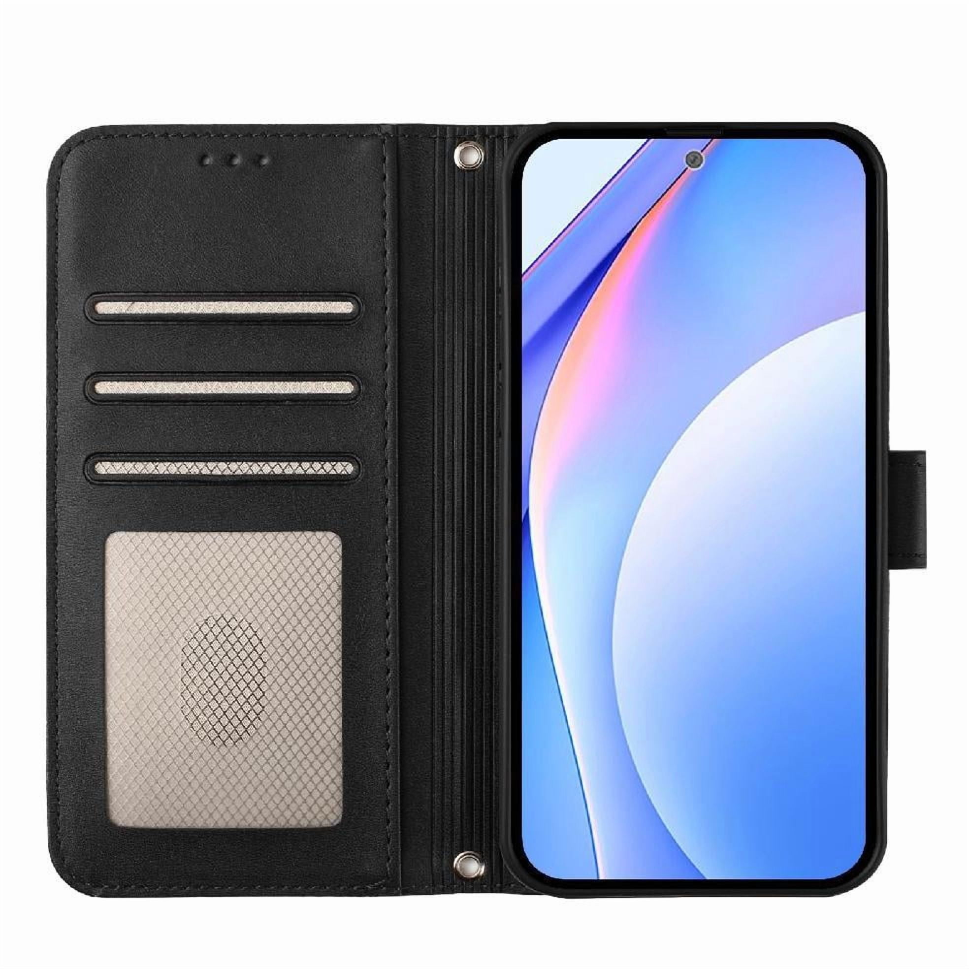Phone Case for Nokia G310 Pu Leather Card Slots Holder Kickstand Rfid Blocking Magnetic Flip Folio