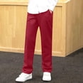 thumbnail image 5 of YOUYEDIAN Boys Dress Pants Slim Fit School Uniform Pants for Boys Adjustable Waist Trousers (Red, 6-7 Years), 5 of 6