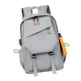 thumbnail image 4 of Mochila impermeable para ordenador portátil perfecl con compartimentos de carga USB Gris, 4 of 8