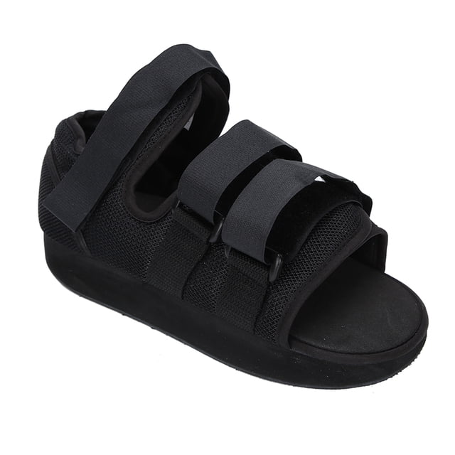 Cast Shoe, Toe Walking Boot, Lightweight Semi-Open Air--Friendly Materials For Shoe Foot Black