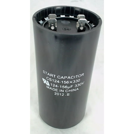 

CS124-156X330 Start Capacitor Round 124-156 Mfd. 330 Volt