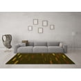 thumbnail image 3 of Ahgly Company Indoor Rectangle Abstract Yellow Contemporary Area Rugs, 5' x 7', 3 of 4