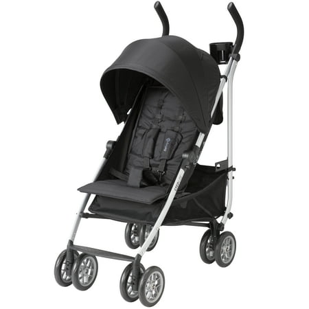 Safety 1st Step Lite Compact Toddler Stroller, Back to Black