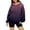 Purple, variant on DDAPJ pyju Drop Shoulder Hoodies for Women Gradient Print Hooded Sweatshirt Teen Girls Y2K Aesthetic Hoodie Fall Casual Pullover Sweatshirts Wine XXL