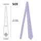 thumbnail image 2 of Fotbe Rainbow Scales Corbata Clásica para Hombre con Estampado – Corbata de Seda Jacquard Tejida, para Negocios, Bodas y Eventos Formales, 2 of 7