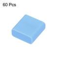 thumbnail image 3 of 60 piezas de tapa de puerto USB 2.0, cubierta anti-polvo, protector de silicona para cable de datos USB masculino, azul, 3 of 5