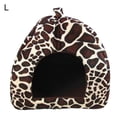 thumbnail image 2 of Fraise Chien Chiot Chats Intérieur Pliable Doux Chaud Lit Maison Animal Tente Chenil, 2 of 10