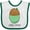 White and Green, variant on Inktastic Little Spud Green Boys or Girls Baby Bib