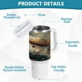 thumbnail image 4 of 40 Oz Car Handle Water Bottle Water Cup Water Bottle Water Jug Coffee Cup Travel Water Bottle Super Cool Mushrooms, 4 of 8