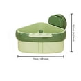 thumbnail image 3 of Suction Cup Triangular Sink Rack - Kitchen Press-Install Drain Basket, Space-Saving Organizer for Sink Area, Bottom Color Shipped Randomly, Practical Kitchen Storage Item, 5.91*4.13in, Green, 3 of 7