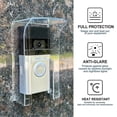 thumbnail image 2 of Funda de plástico transparente para timbre contra la lluvia, adecuada para modelos Ring, protector impermeable para timbres con vídeo, 2 of 4