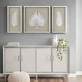 thumbnail image 5 of Madison Park Sabal 3-piece Palm Rice Paper Framed Shadow Box in Off White, 5 of 11