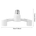 thumbnail image 5 of 10 Uds E27 A Adaptador Bombilla Divisor Enchufe para Sótano Almacén, 5 of 5