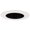 Black / White, variant on Elco ELK2818W The Koto System 2" Deep Round Reflector Trim - White