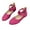 Hot Pink, variant on Ballet Flats Shoes for Women with Strap Comfortable Criss-Cross Elastic Ankle Straps Flats Shoes Suede Round Toe Slip on Dress Flat Shoes