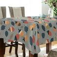 thumbnail image 5 of Yayeee Tablecloths 60" x 60" Rectangle Wrinkle Resistant Party Table Cover, Gray Acorns Pattern, 5 of 8