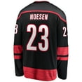 thumbnail image 3 of Men's Fanatics Branded Stefan Noesen Black Carolina Hurricanes Home Breakaway Player Jersey, 3 of 3