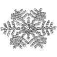 thumbnail image 1 of GOOHOCHY Broche de copo de nieve, Pin de seguridad, broche de diamantes de imitación, Pin decorativo para ropa, sombrero, 1 of 7