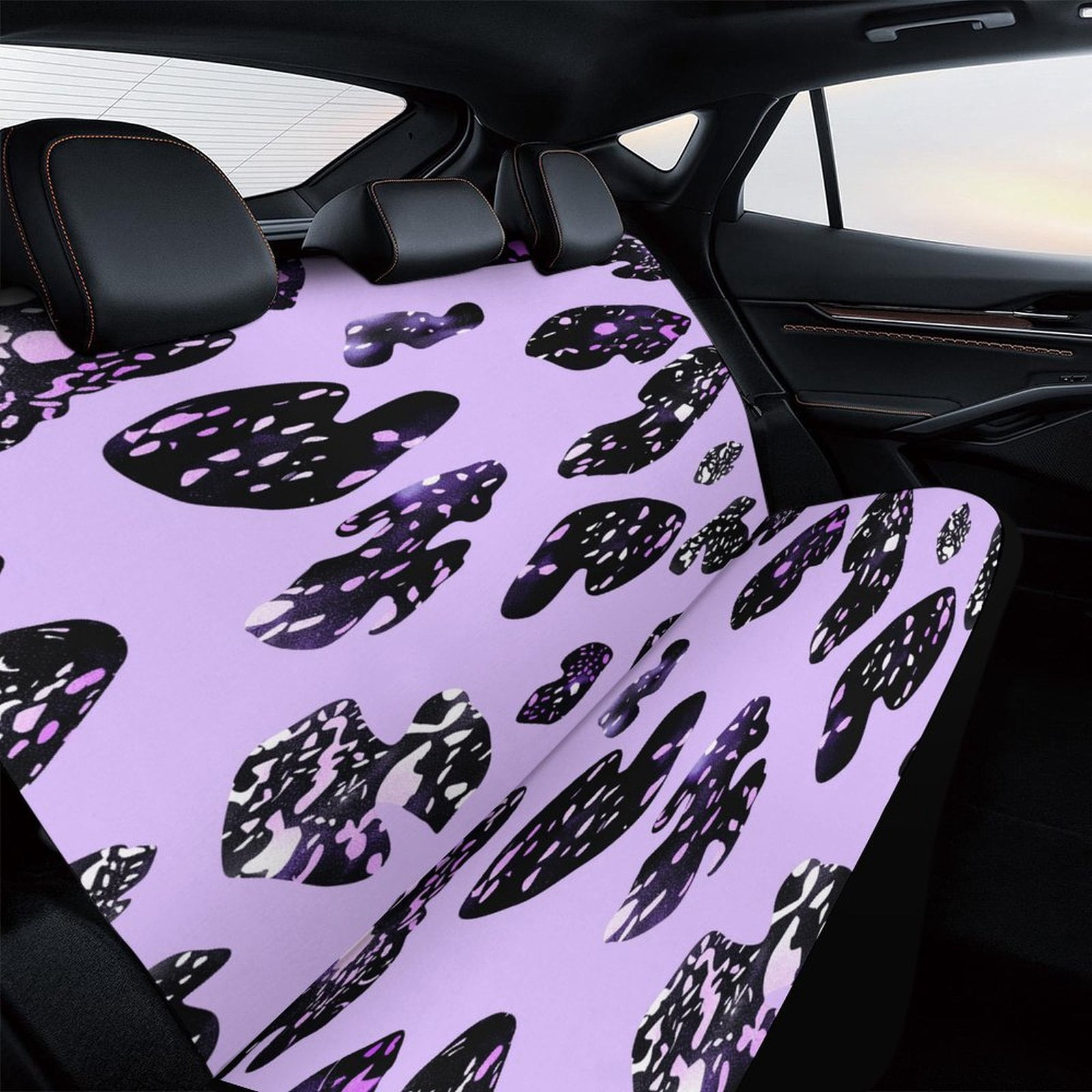 Animal Print Patterns Print Car Accessories Car Rear Seat Covers Fashion Auto Back Seat Protector Decoration Universal Auto Interior
