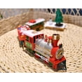 thumbnail image 4 of toys for boys 4-8 years old Lights And Sounds Christmas Train Set Railway Tracks Toys Train Gift, 4 of 9