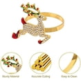 thumbnail image 3 of Christmas Napkin Rings Set of 12, Napkin Rings Holders for Dining Table Setting - Wedding Receptions, Thanksgiving and Home Kitchen for Casual or Formal (Hun he Ring 12), 3 of 7