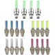 thumbnail image 1 of Paquete de 20 luces LED intermitentes para tapas de válvulas de neumáticos de automóviles, bicicletas y motocicletas (4 rojas, 4 amarillas, 4 azules, 4 verdes, 4 colores), 1 of 5