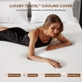 thumbnail image 6 of Bestier 3-inch Twin Mattress Topper with Cooling Tencel Lyocell Cover| Gel Memory Foam, Machine Washable, OEKO-TEX Certified, 6 of 11
