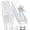 White, variant on 2 Pack Cable Management Under Desk, 31.5 in Under Desk Cable Management Tray,Cord Hider,Cord Organizer, No Screw Wire Management for Office and Home, Black