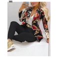 thumbnail image 1 of Nuevo 2024 conjuntos de pantalones formales de oficina para mujer, 2 uds., Blazers lisos con doble botonadura, chaqueta y pantalones, conjunto de dos piezas, trajes de pantalón femenino, 1 of 5