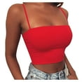 thumbnail image 2 of Messiyo Womens Tank Tops Spaghetti Strap Tank Top Camisole Tops for Women Athletic Tank Tops for Women's Undershirt Tank Tops Summer Tops for Women Cute Tank Tops for Women Red XL, 2 of 4