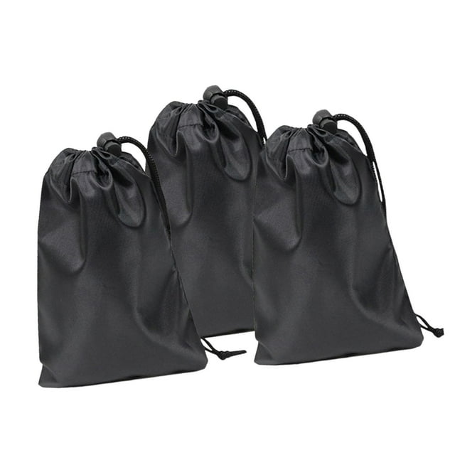 3-Piece Shoe Bag, Dustproof Bag with Drawstring, Travel Organizer Bag, Versatile 20cm length