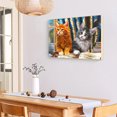thumbnail image 4 of Diamante pintura gato completo redondo taladro imagen de diamantes de imitación DIY dibujo para el hogar Tmvgtek decoración de arte en el hogar, 4 of 9