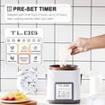 thumbnail image 2 of Mini Rice Cooker 2 Cups Uncooked,1.2L Portable Rice Cooker, Travel Rice Cooker Small for 1-2 People, Personal Rice Cooker, Food Steamer, Multi-cooker for Brown Rice, White Rice, Soup,, 2 of 7