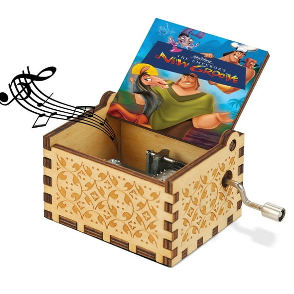 The Emperor's New Groove Wooden Music Box.