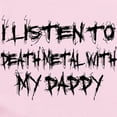 thumbnail image 2 of CafePress - Listen To Death Metal With Da Infant Bodysuit - Baby Light Bodysuit, Size Newborn - 24 Months, 2 of 4
