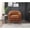 Rust, variant on Textured Polyester and Brown Legs | Rust Accent Chair for Primary Living Space, Easy to Assemble