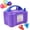 Purple, variant on Electric Air Balloon Pump, Portable Dual Nozzle Electric Balloon Inflator for Party Wedding Decoration, 110V 600W Balloon Blower Pump Inflation