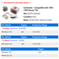 thumbnail image 2 of Carburetor - Compatible with 1980 - 1983 Nissan 720 1981 1982, 2 of 2